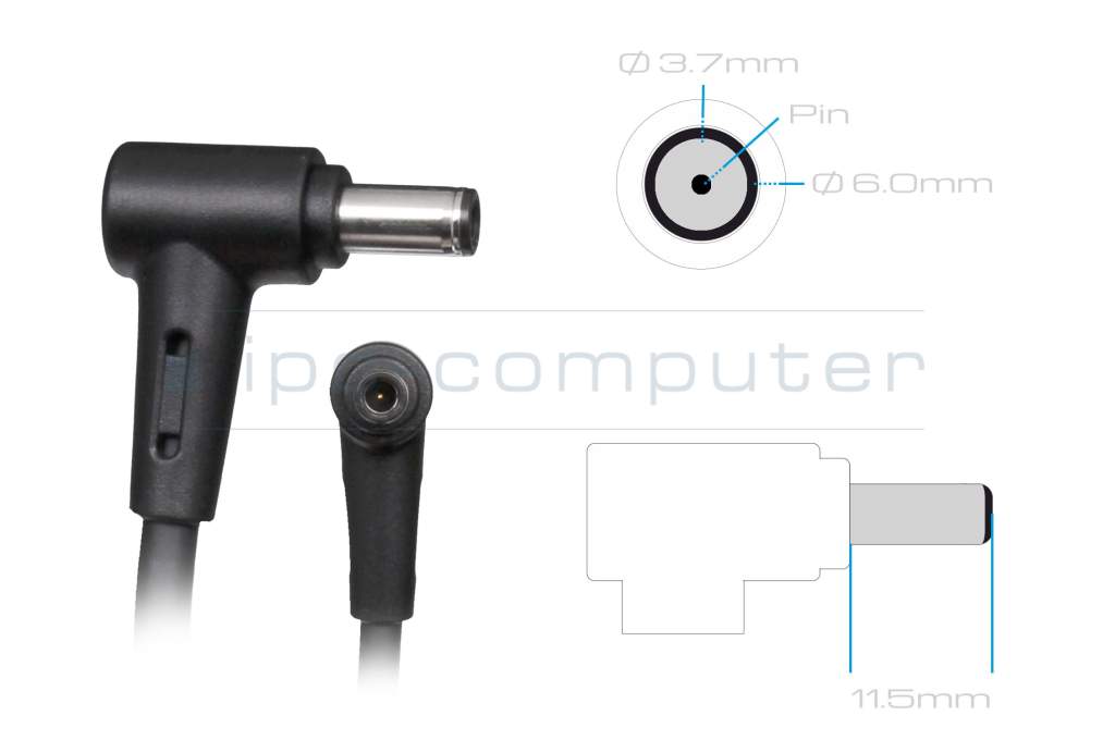 AC-Adapter 240 Watt Edged Original For Asus FA617NS.