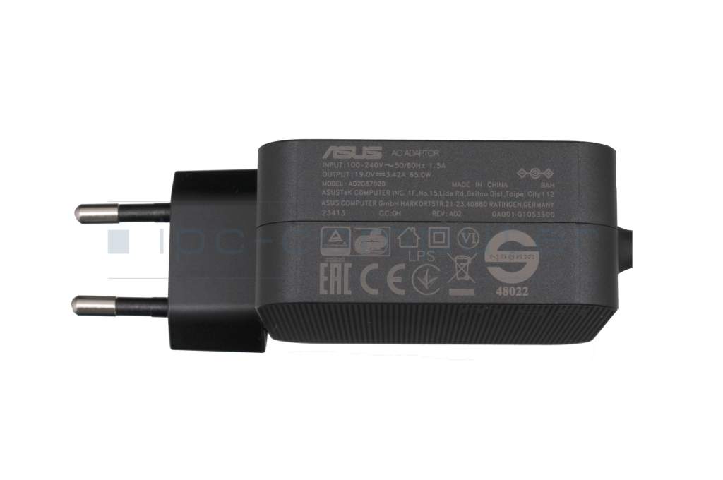AC-adapter 65 Watt EU wallplug normal original for Asus X421EA 