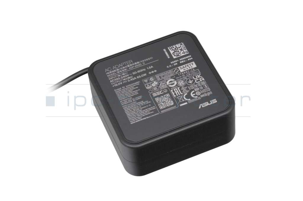AC-Adapter 65 Watt Rounded Original For Asus F756UJ.