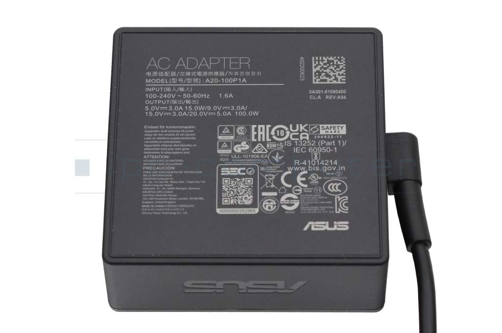 Asus ZenBook Flip 14 UN5401QA original USB-C AC-adapter Watt