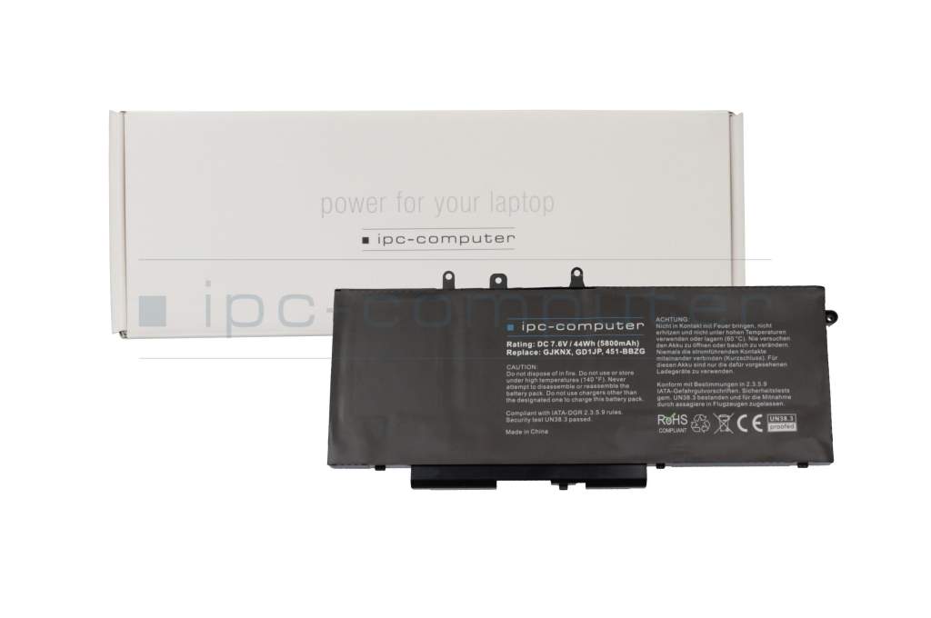 Dell Latitude 5490 replacement battery 44Wh 