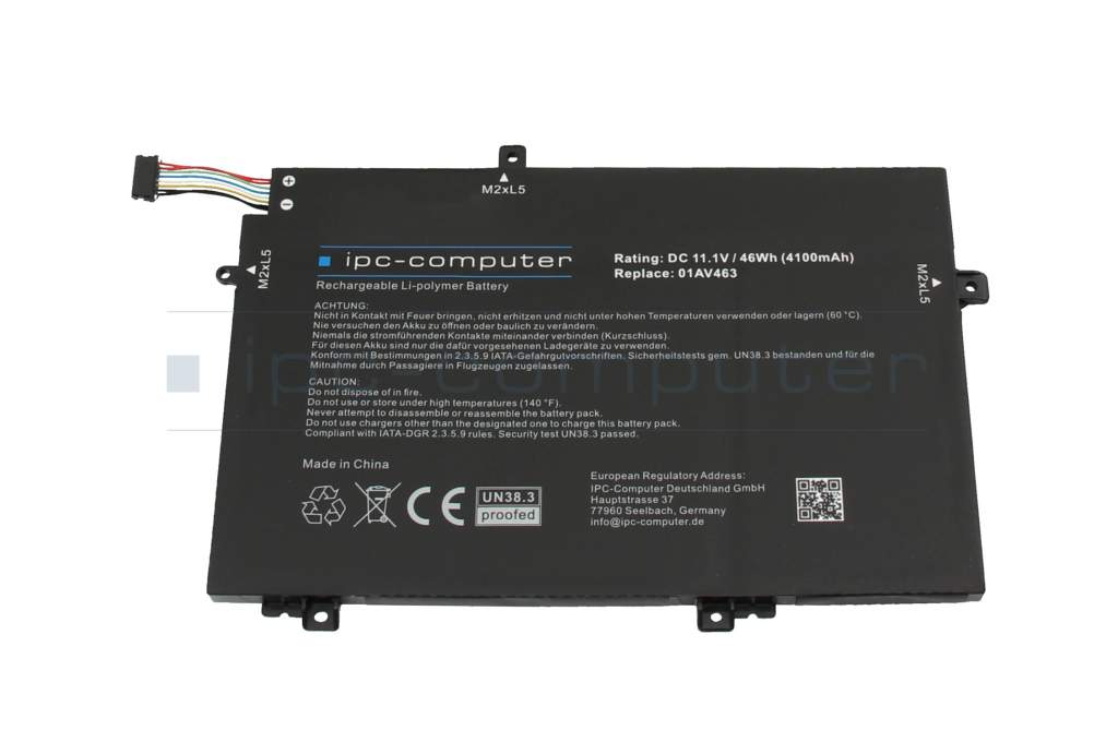 Lenovo ThinkPad L590 (20Q7/20Q8) replacement battery 46Wh