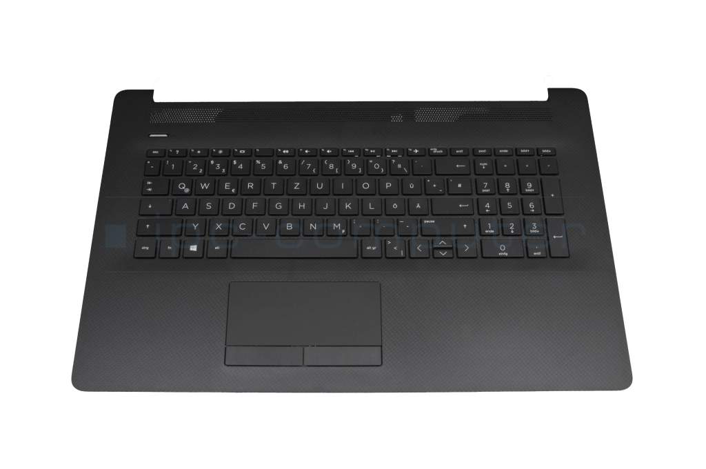 Keyboard incl. topcase DE (german) black/black (PTP/DVD) original  