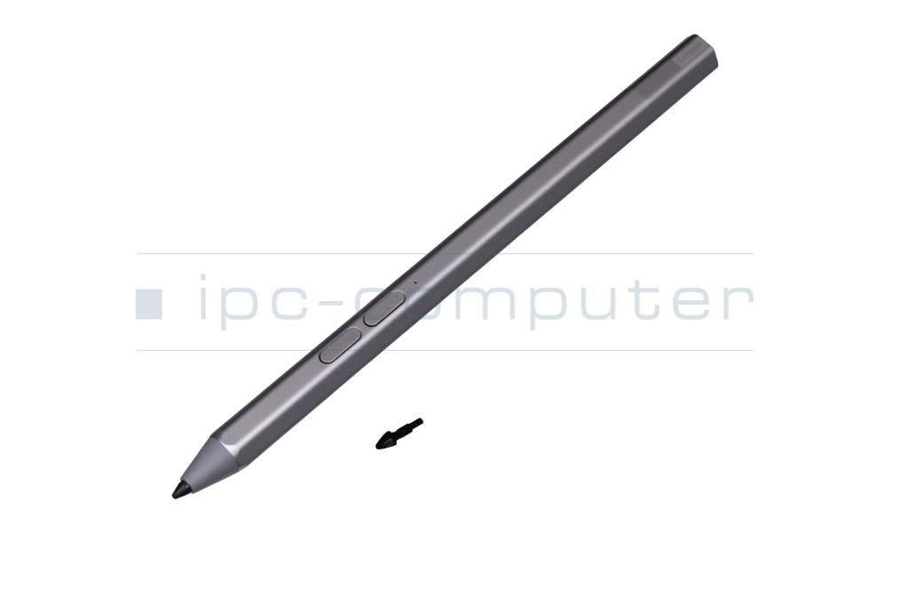 Precision Pen 2 (gray) original suitable for Lenovo Tab P11 (ZA82) -  sparepartworld.com