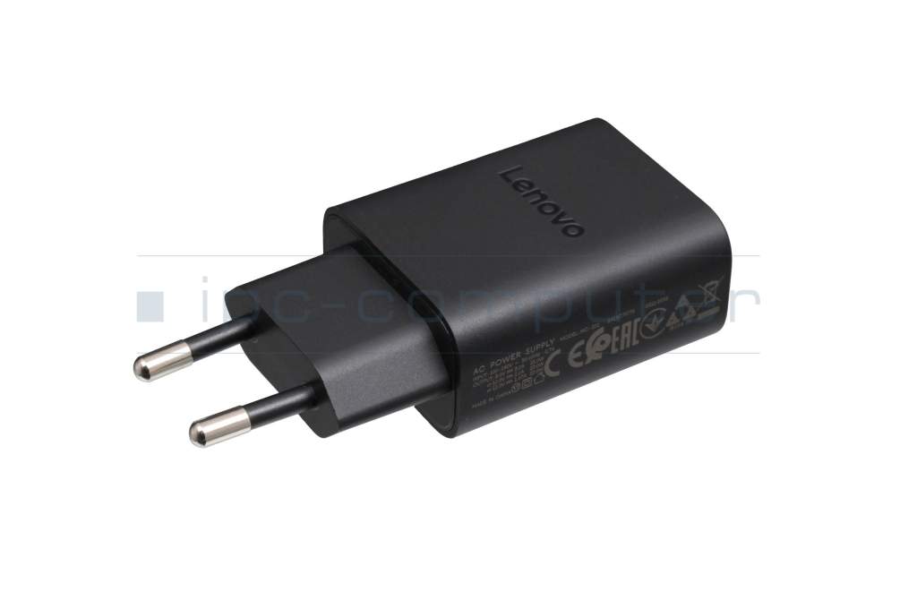 Lenovo Tab P11 Plus (ZA94) original USB ac-adapter 20 Watt EU wallplug -  