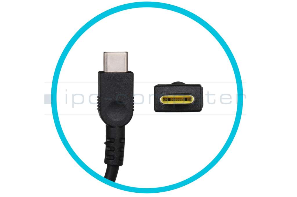 USB-C AC-adapter 65.0 Watt rounded original for Lenovo ThinkPad 