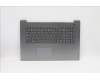 Lenovo C-Abdeckung mit Tastatur, Englisch (US, Euro), Fingerabdruck for Lenovo IdeaPad 3-17ITL6 (82H9)