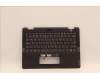 Lenovo C-Abdeckung mit Tastatur, Englisch (US, Euro), schwarz, Hintergrundbeleuchtung, Mobiles Breitband for Lenovo 13w Yoga Gen 2 (82YR/82YS)
