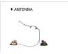 Asus 14008-042423RR UP3404VA MAIN+AUX ANTENNA 2.4G+5G+6G