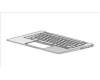 HP TOP COVER W KB NSV GR for HP Chromebook x360 14b-ca0000