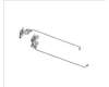 HP Display hinges with rubber for HP Omen 16-wf0000