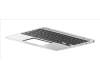 HP TOP COVER W KB NSV BL FR for HP Chromebook x360 12b-ca0000