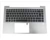 HP TOPCVR W/KB BL PVCY GR for HP EliteBook 845 G7