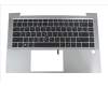 HP Top Cover W/Keyboard CP BL for HP EliteBook 845 G7
