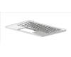 HP TOP COVER nSDC W KB SNW UK for HP Chromebook 14a-na0000