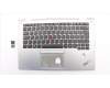 Lenovo MECH_ASM C-cover,KBD,DFN+FUYU,DE,SLV for Lenovo ThinkPad X1 Yoga 2nd Gen (20JD/20JE/20JF/20JG)