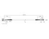 Asus D640MB POWER SW CABLE L500 O/W for Asus S3401SFF