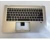 6B.HYMN8.023 Acer COVER.UPPER.GOLD.W/KB.NORDIC.BL