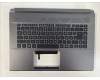 6B.QALN2.014 Acer COVER.UPPER.GREY.W/KB.GERMAN.BL