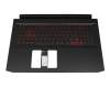 01704F7BK201 original Acer keyboard incl. topcase CH (swiss) black/red/black with backlight GTX1650