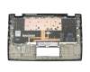 01AV202 original Lenovo keyboard incl. topcase DE (german) black/black with backlight and mouse-stick