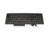 01ER541 original Lenovo keyboard US (english) black/black with backlight and mouse-stick