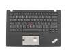 01LV287 original Lenovo keyboard incl. topcase US (english) black/black with mouse-stick