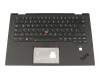 01LX873 original Lenovo keyboard incl. topcase DE (german) black/black with backlight and mouse-stick