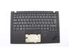 Lenovo 01YR643 C-Cover with keyboard, Czech Slovakian, Black, FingerPrint Reader, UK