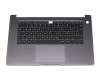 02353LTU original Huawei keyboard incl. topcase DE (german) black/grey