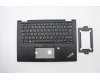 Lenovo 02HL535 C-Cover with keyboard,Slovenian,Black,Backlight