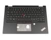 02HL662 original Lenovo keyboard incl. topcase DE (german) black/black with backlight and mouse-stick