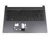 0350049CK01 original Acer keyboard incl. topcase DE (german) black/black