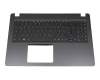 040358E3K201 original Acer keyboard incl. topcase DE (german) black/black with backlight