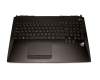 04A1-009M000 original Asus keyboard incl. topcase SF (swiss-french) black/black with backlight