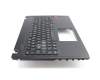 0KN1-0B4GE21 original Pega keyboard incl. topcase DE (german) black/black with backlight
