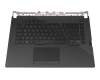 0KN1-8T1GE11 original Asus keyboard incl. topcase DE (german) black/black with backlight