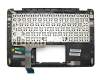 0KNB0-2129GE00 original Asus keyboard incl. topcase DE (german) black/grey