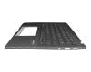 0KNB0-262VGE00 original Asus keyboard incl. topcase DE (german) grey/grey with backlight (Gun Metal Grey)