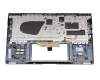 0KNB0-2829GE00 original Asus keyboard incl. topcase DE (german) blue/blue with backlight