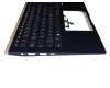 0KNB0-2829GE00 original Asus keyboard incl. topcase DE (german) blue/blue with backlight