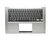 0KNB0-3625GE00 original Asus keyboard incl. topcase DE (german) black/silver with backlight