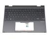0KNB0-4613GE00 original Asus keyboard incl. topcase DE (german) black/black with backlight