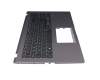0KNB0-5117GE00 original Asus keyboard incl. topcase DE (german) black/grey