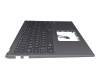 0KNB0-5120GE00 original Asus keyboard incl. topcase DE (german) black/grey