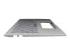 0KNB0-563KGE00 original Asus keyboard incl. topcase DE (german) silver/silver with backlight
