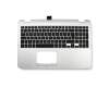 0KNB0-610SGE00 original Asus keyboard incl. topcase DE (german) black/silver