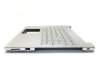 0KNB0-6629FR00 original Asus keyboard incl. topcase FR (french) silver/silver with backlight