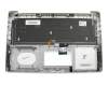 0KNB0-662LGE00 original Asus keyboard incl. topcase DE (german) silver/silver with backlight