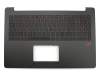 0KNB0-662MGE00 original Asus keyboard incl. topcase DE (german) black/black with backlight